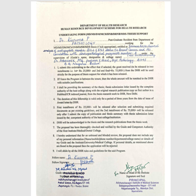 DHR - Guide Undertaking